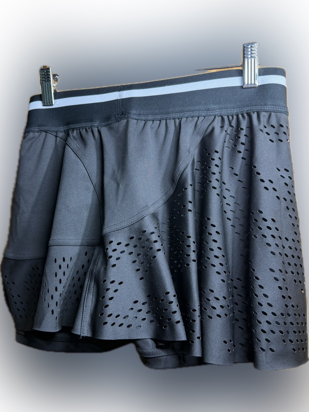 Women’s adidas by Stella McCartney Barricade Black Tennis Skirt Sz:S - Picture 2 of 5
